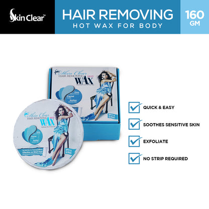 Skin Clear - Hair Removing Hot Wax For Body - 160gm