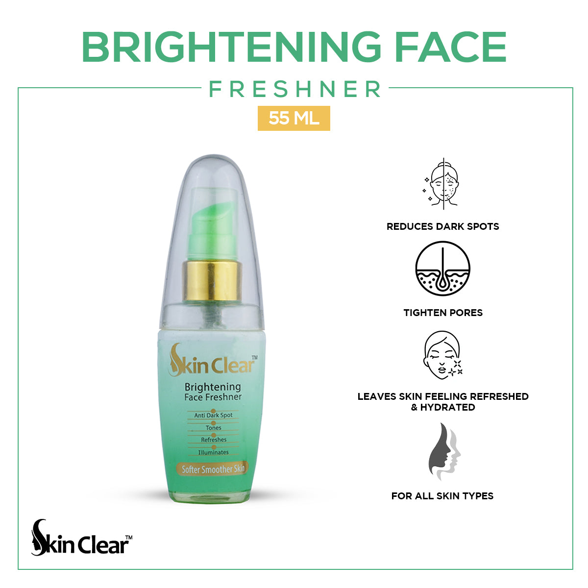 Skin Clear - Brightening Face Freshner - 55ml